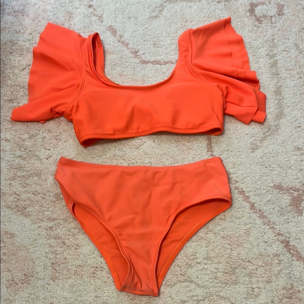 SHEIN Kids Swim Bikini - Vibrant Orange
